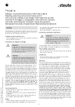 Preview for 6 page of steute Ex AZ 16 Mounting And Wiring Instructions