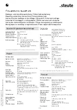 Preview for 19 page of steute Ex AZM 415 Mounting And Wiring Instructions