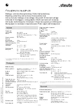 Preview for 21 page of steute Ex AZM 415 Mounting And Wiring Instructions