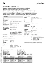 Preview for 22 page of steute Ex AZM 415 Mounting And Wiring Instructions