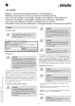 Preview for 3 page of steute Ex BF 80 Mounting And Wiring Instructions