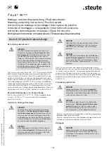 steute Ex E 99 Series Mounting And Wiring Instructions preview