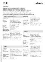 Preview for 6 page of steute Ex GF Series Mounting And Wiring Instructions