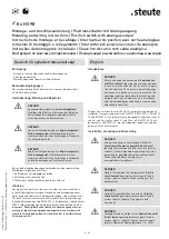 Preview for 2 page of steute Ex HS 98 Mounting And Wiring Instructions