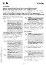 Preview for 4 page of steute Ex HS 98 Mounting And Wiring Instructions