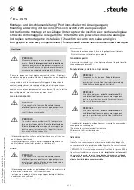 Preview for 6 page of steute Ex HS 98 Mounting And Wiring Instructions