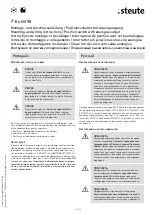 Preview for 8 page of steute Ex HS 98 Mounting And Wiring Instructions