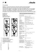 Preview for 11 page of steute Ex HS 98 Mounting And Wiring Instructions