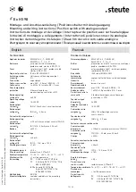 Preview for 12 page of steute Ex HS 98 Mounting And Wiring Instructions