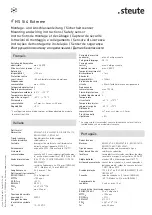 Предварительный просмотр 9 страницы steute Ex HS Si 4 1O Mounting And Wiring Instructions