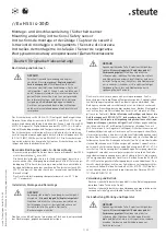 steute Ex HS Si 4-3G/D Mounting And Wiring Instructions предпросмотр