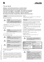 Preview for 3 page of steute Ex LS 32-20 Mounting And Wiring Instructions