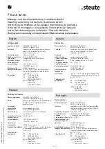 Preview for 10 page of steute Ex LS 32-20 Mounting And Wiring Instructions