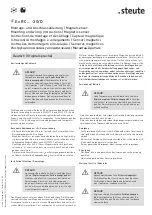 steute Ex RC-3G/D Series Mounting And Wiring Instructions preview