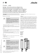 Preview for 8 page of steute Ex RC-3G/D Series Mounting And Wiring Instructions