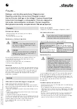 Предварительный просмотр 5 страницы steute Ex RC Series Mounting And Wiring Instructions