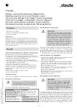 Предварительный просмотр 8 страницы steute Ex RC Series Mounting And Wiring Instructions