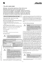 Предварительный просмотр 1 страницы steute Ex RC Si M30-3D Mounting And Wiring Instructions