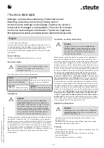 Предварительный просмотр 3 страницы steute Ex RC Si M30-3D Mounting And Wiring Instructions