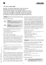 Предварительный просмотр 4 страницы steute Ex RC Si M30-3D Mounting And Wiring Instructions