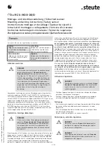 Предварительный просмотр 5 страницы steute Ex RC Si M30-3D Mounting And Wiring Instructions