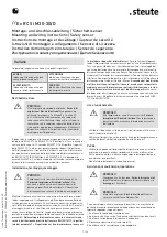 Предварительный просмотр 7 страницы steute Ex RC Si M30-3D Mounting And Wiring Instructions