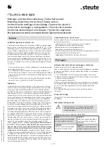 Предварительный просмотр 8 страницы steute Ex RC Si M30-3D Mounting And Wiring Instructions