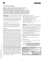 Предварительный просмотр 10 страницы steute Ex RC Si M30-3D Mounting And Wiring Instructions