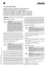 Предварительный просмотр 11 страницы steute Ex RC Si M30-3D Mounting And Wiring Instructions