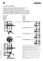 Предварительный просмотр 13 страницы steute Ex RC Si M30-3D Mounting And Wiring Instructions