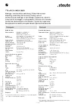Предварительный просмотр 17 страницы steute Ex RC Si M30-3D Mounting And Wiring Instructions