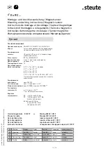 Предварительный просмотр 12 страницы steute Ex RC Mounting And Wiring Instructions