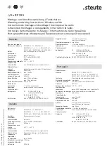 Preview for 5 page of steute Ex RF 335 Mounting And Wiring Instructions