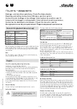 Preview for 3 page of steute Ex RF 96 SW868 Series Mounting And Wiring Instructions