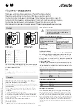 Preview for 5 page of steute Ex RF 96 SW868 Series Mounting And Wiring Instructions