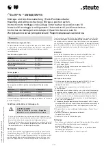 Preview for 6 page of steute Ex RF 96 SW868 Series Mounting And Wiring Instructions