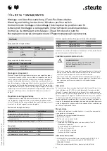 Preview for 8 page of steute Ex RF 96 SW868 Series Mounting And Wiring Instructions