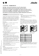 Preview for 11 page of steute Ex RF 96 SW868 Series Mounting And Wiring Instructions