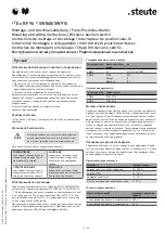 Preview for 12 page of steute Ex RF 96 SW868 Series Mounting And Wiring Instructions