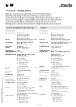 Preview for 16 page of steute Ex RF 96 SW868 Series Mounting And Wiring Instructions