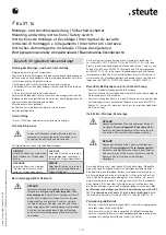 steute Ex ST 14 Mounting And Wiring Instructions preview