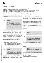 Preview for 5 page of steute Ex STM 295 3G/D Series Mounting And Wiring Instructions