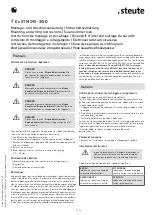 Preview for 6 page of steute Ex STM 295 3G/D Series Mounting And Wiring Instructions