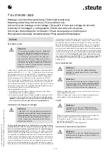 Preview for 7 page of steute Ex STM 295 3G/D Series Mounting And Wiring Instructions