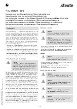 Preview for 9 page of steute Ex STM 295 3G/D Series Mounting And Wiring Instructions