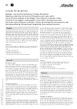 Preview for 2 page of steute Ex ZS 73 Mounting And Wiring Instructions