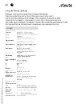 Preview for 10 page of steute Ex ZS 73 Mounting And Wiring Instructions