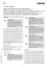 Preview for 6 page of steute EX ZS 92 S 22 VD F Mounting And Wiring Instructions