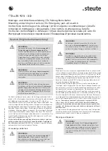 Preview for 2 page of steute Ex ZS 92 S-3D Mounting And Wiring Instructions