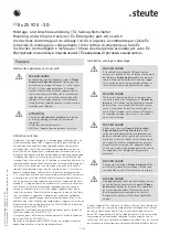 Preview for 6 page of steute Ex ZS 92 S-3D Mounting And Wiring Instructions